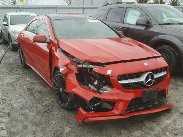 WDDSJ4GB4EN134451 - 2014 MERCEDES-BENZ CLA 250 4M RED photo 1