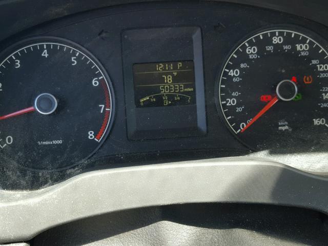 3VW2K7AJ2EM331814 - 2014 VOLKSWAGEN JETTA BASE ლურჯი ფოტო 8