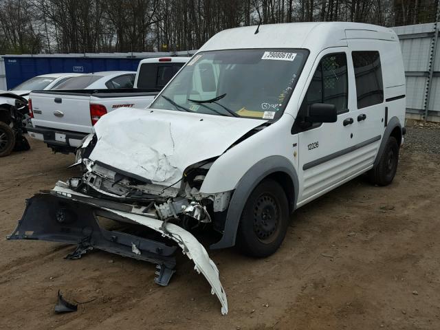 NM0LS6BN8CT116629 - 2012 FORD TRANSIT CO WHITE photo 2