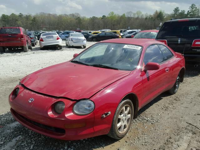 JT2ST07F6S0023076 - 1995 TOYOTA CELICA GT RED photo 2