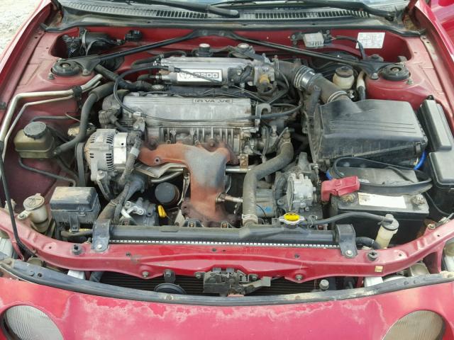 JT2ST07F6S0023076 - 1995 TOYOTA CELICA GT RED photo 7