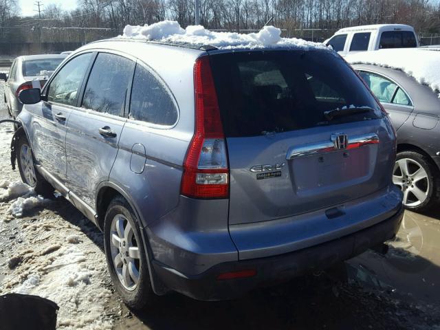 JHLRE485X7C124126 - 2007 HONDA CR-V EX BLUE photo 3