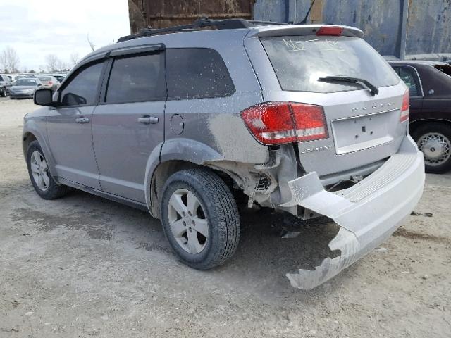 3C4PDCABXFT602677 - 2015 DODGE JOURNEY SE GRAY photo 3