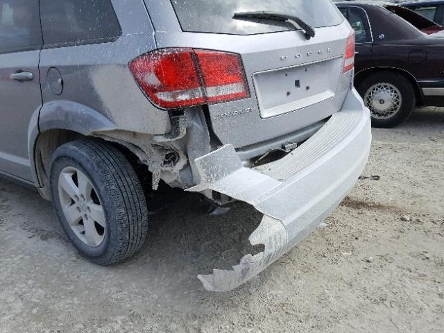 3C4PDCABXFT602677 - 2015 DODGE JOURNEY SE GRAY photo 9