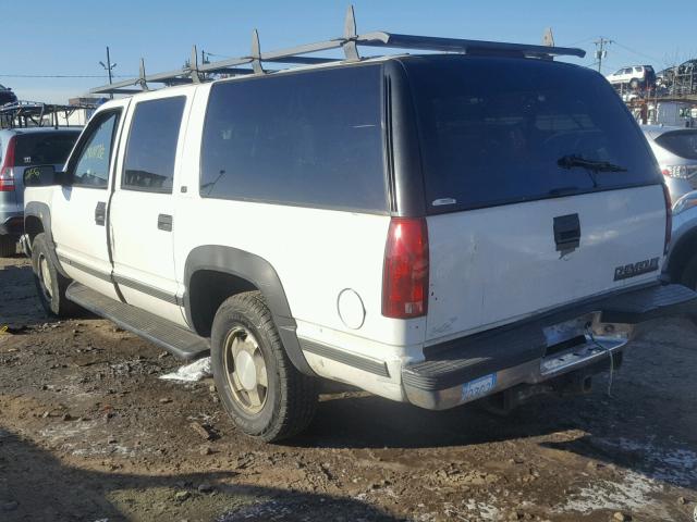 1GNFK16RXXJ512912 - 1999 CHEVROLET SUBURBAN K WHITE photo 3