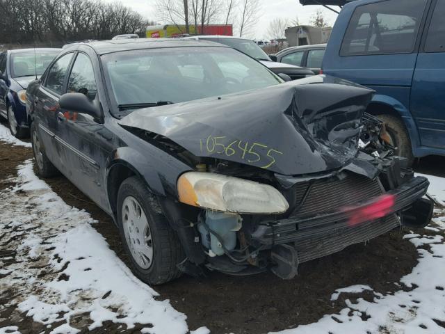 1B3EJ46X31N692792 - 2001 DODGE STRATUS SE BLACK photo 1