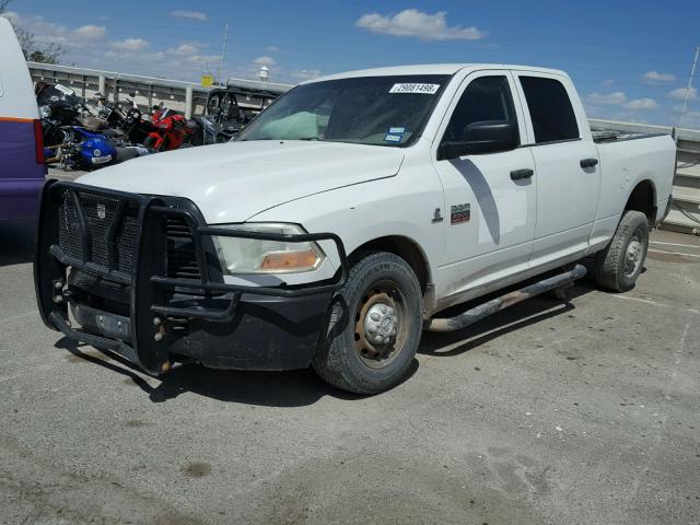 3C6TD4CL8CG326165 - 2012 DODGE RAM 2500 S WHITE photo 2
