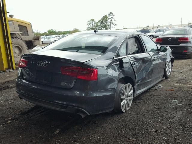 WAUHGAFC6FN009932 - 2015 AUDI A6 PRESTIG GRAY photo 4