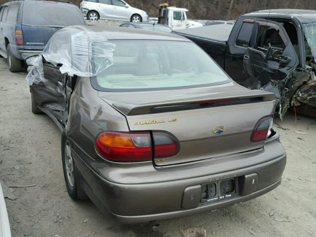 1G1NE52J92M670774 - 2002 CHEVROLET MALIBU LS თაფლისფერი ფოტო 3