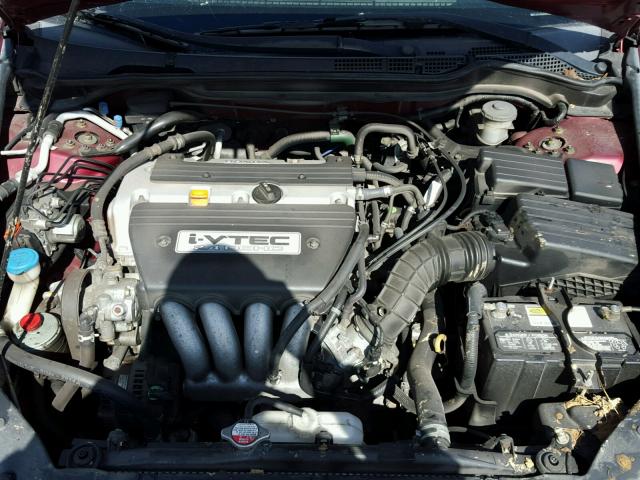 1HGCM56785A042244 - 2005 HONDA ACCORD EX BURGUNDY photo 7