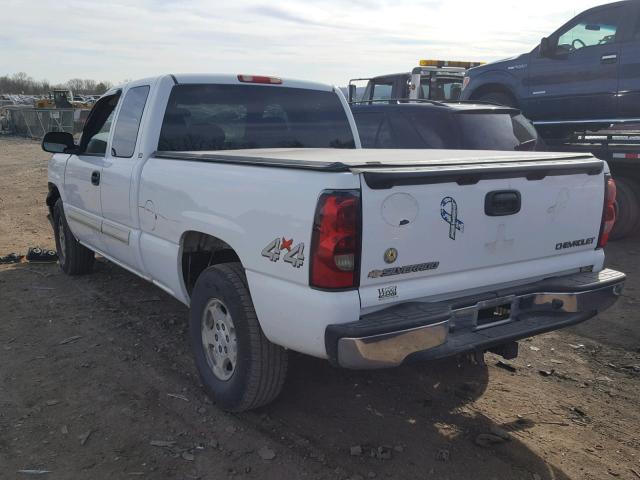 2GCEK19T141121018 - 2004 CHEVROLET SILVERADO WHITE photo 3