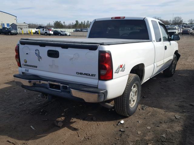 2GCEK19T141121018 - 2004 CHEVROLET SILVERADO WHITE photo 4