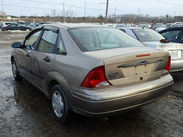 1FAFP33PX3W163391 - 2003 FORD FOCUS LX GRAY photo 3