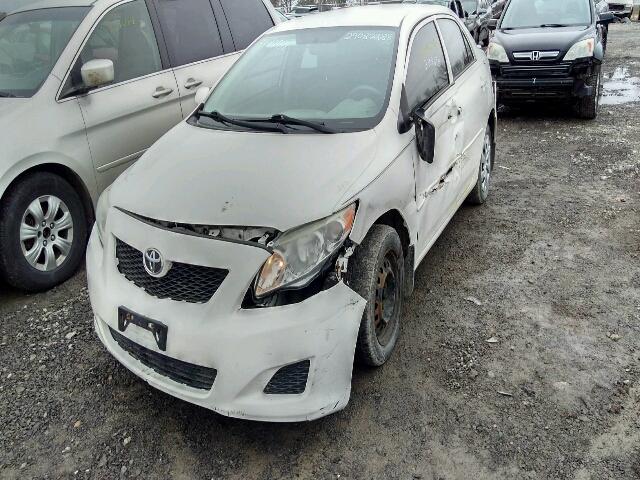 2T1BU4EE1AC239671 - 2010 TOYOTA COROLLA BA WHITE photo 2