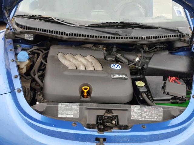 3VWCC21CXYM438054 - 2000 VOLKSWAGEN NEW BEETLE 蓝色 照片 7