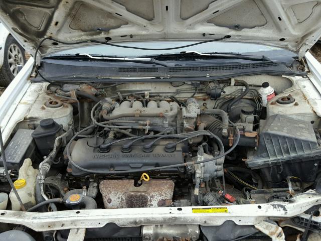 3N1AB41D9VL015620 - 1997 NISSAN SENTRA XE WHITE photo 7