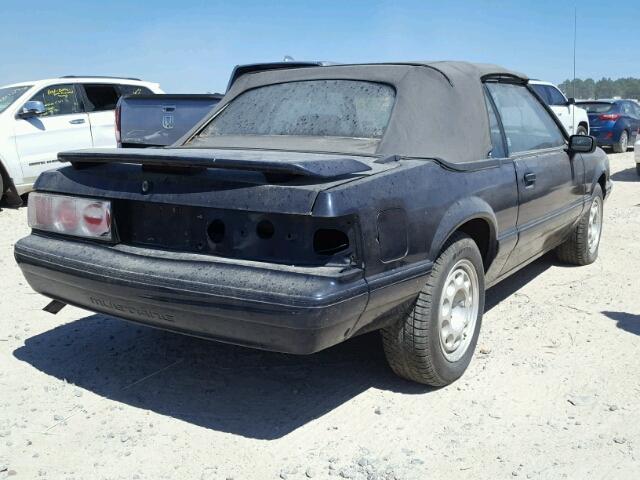 1FABP2736GF116641 - 1986 FORD MUSTANG LX BLACK photo 4