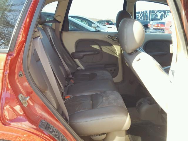 3C8FY68835T529015 - 2005 CHRYSLER PT CRUISER RED photo 6