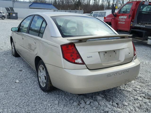 1G8AJ52F63Z170373 - 2003 SATURN ION LEVEL GOLD photo 3