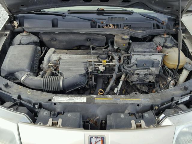 1G8AJ52F63Z170373 - 2003 SATURN ION LEVEL GOLD photo 7