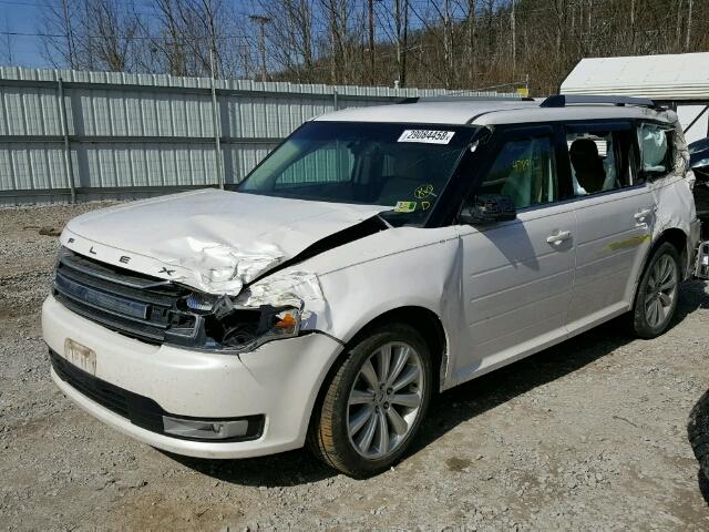 2FMHK6C82EBD03882 - 2014 FORD FLEX SEL WHITE photo 9