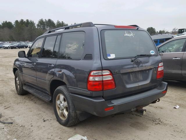 JTEHT05J132045464 - 2003 TOYOTA LAND CRUIS GRAY photo 3