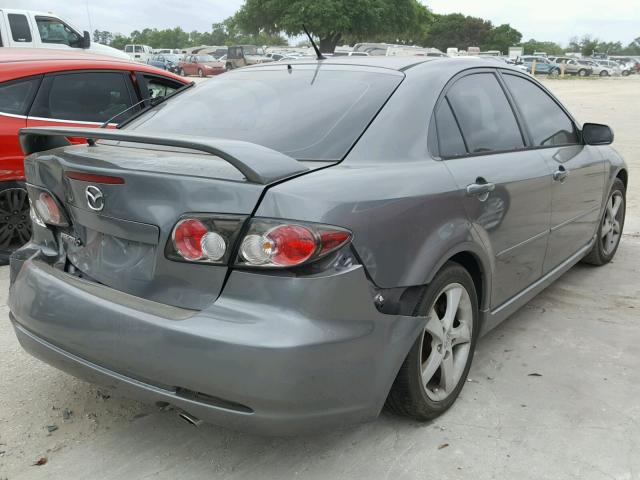 1YVHP84C765M05781 - 2006 MAZDA 6 I GRAY photo 4