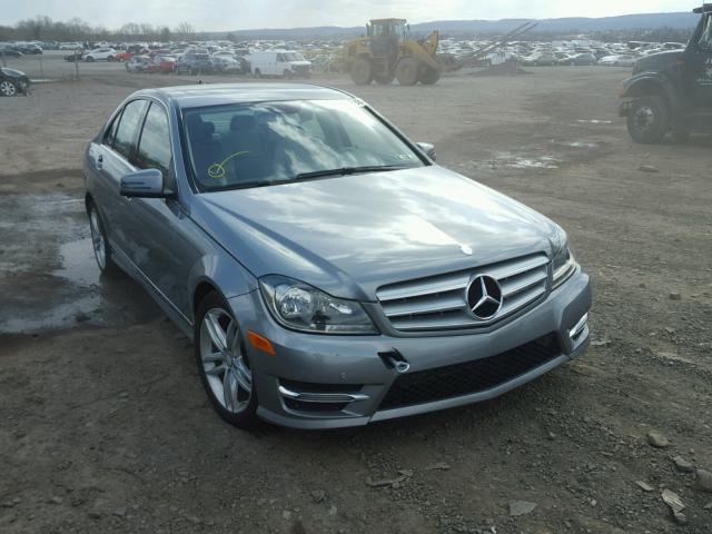 WDDGF8ABXDG138949 - 2013 MERCEDES-BENZ C 300 4MAT GRAY photo 1