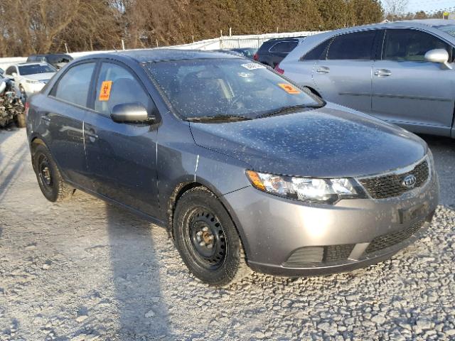 KNAFT4A2XC5609836 - 2012 KIA FORTE LX GRAY photo 1