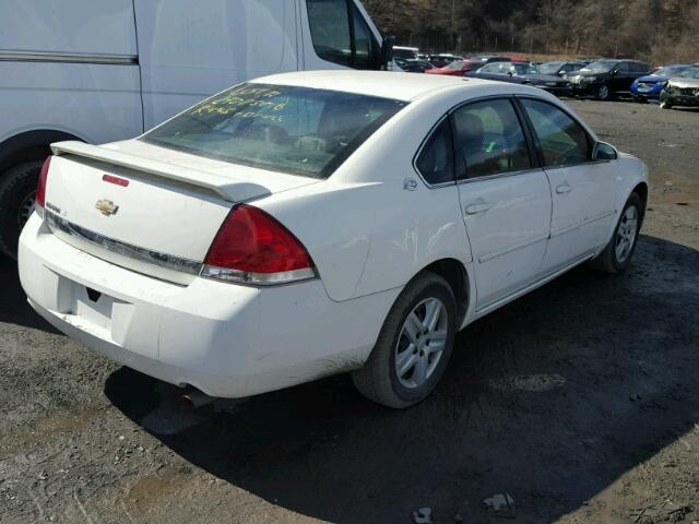 2G1WS581969363919 - 2006 CHEVROLET IMPALA POL WHITE photo 4