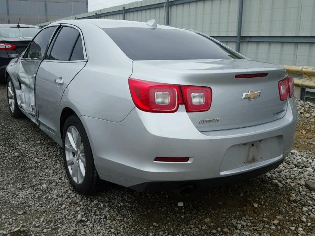 1G11H5SA0DF250284 - 2013 CHEVROLET MALIBU LTZ 银色 照片 3