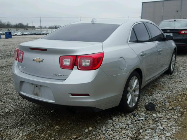 1G11H5SA0DF250284 - 2013 CHEVROLET MALIBU LTZ 银色 照片 4