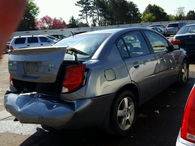 1G8AL55B66Z108107 - 2006 SATURN ION LEVEL BLUE photo 4