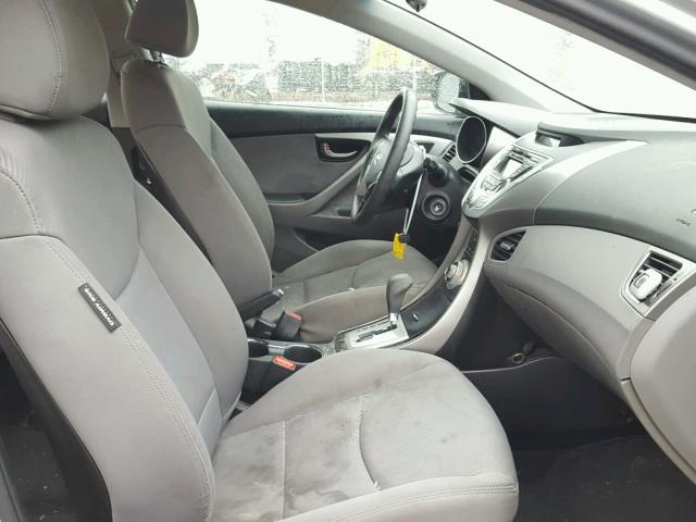 KMHDH4AE8CU305556 - 2012 HYUNDAI ELANTRA GL SILVER photo 5