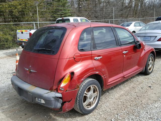 3C8FY68B52T285701 - 2002 CHRYSLER PT CRUISER RED photo 4