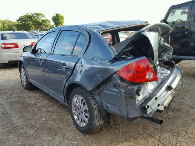 1G1AD5F57A7159821 - 2010 CHEVROLET COBALT 1LT GREEN photo 3