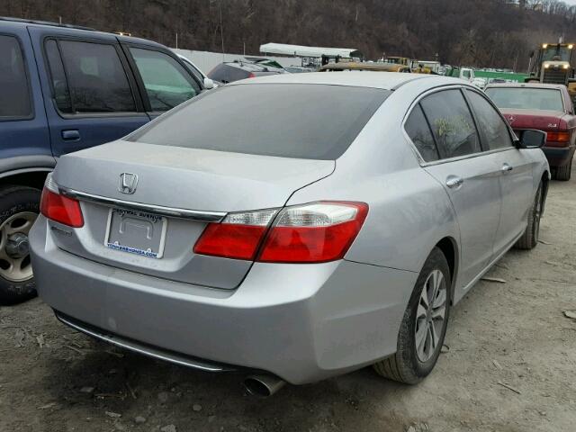 1HGCR2F36FA028079 - 2015 HONDA ACCORD LX SILVER photo 4