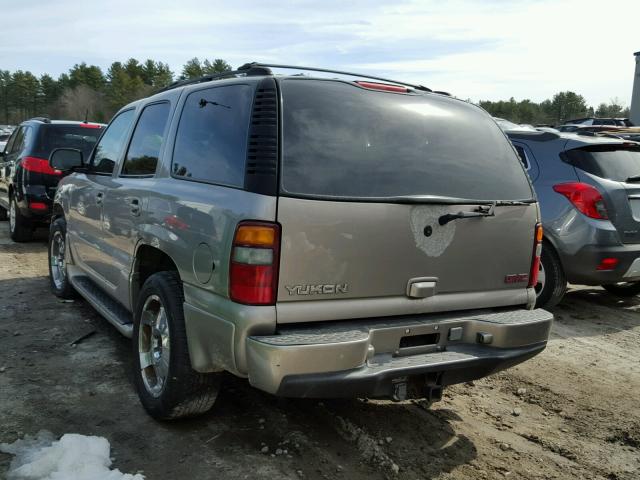 1GKEK63U31J317272 - 2001 GMC DENALI BEIGE photo 3