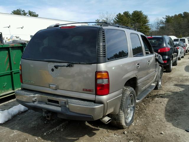 1GKEK63U31J317272 - 2001 GMC DENALI BEIGE photo 4