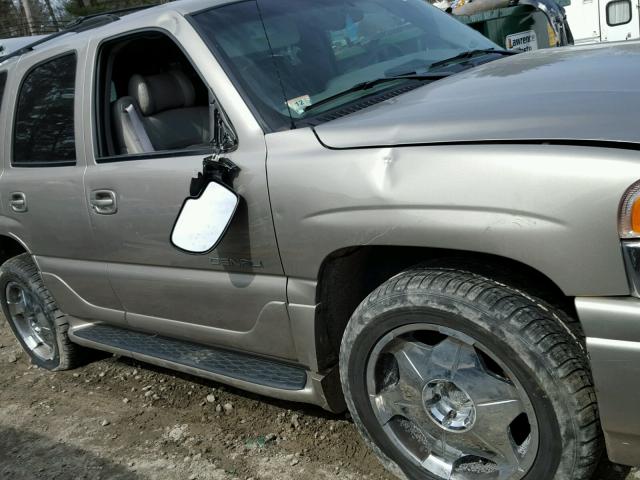 1GKEK63U31J317272 - 2001 GMC DENALI BEIGE photo 9