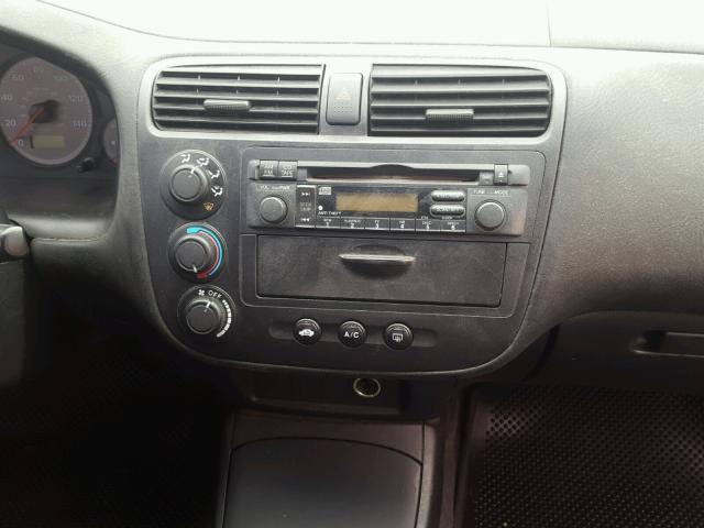 1HGEM21932L009748 - 2002 HONDA CIVIC EX BLACK photo 9