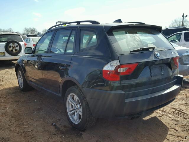 WBXPA93404WA30557 - 2004 BMW X3 3.0I BLACK photo 3