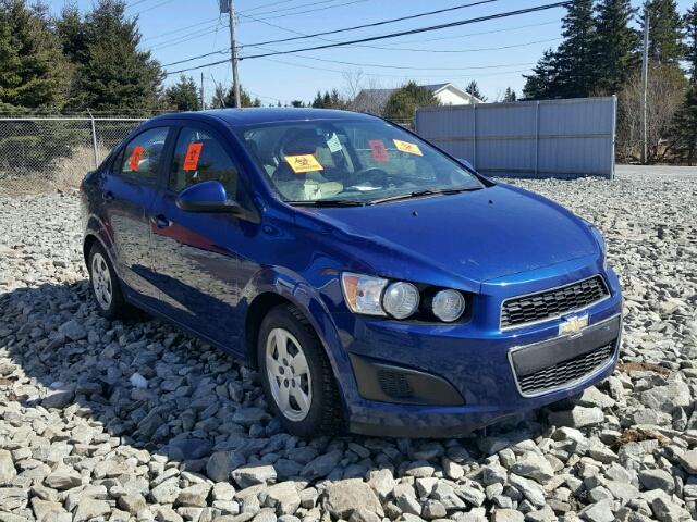 1G1JA5EH9E4167107 - 2014 CHEVROLET SONIC LS BLUE photo 1