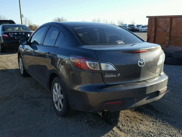 JM1BL1SG1A1329480 - 2010 MAZDA 3 I BLACK photo 3