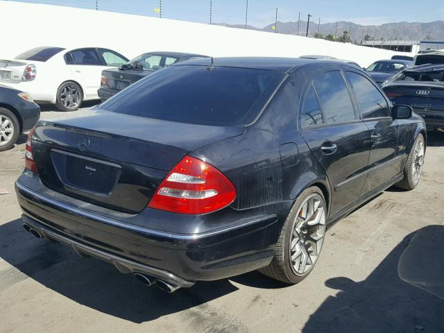 WDBUF76J13A346614 - 2003 MERCEDES-BENZ E 55 AMG BLACK photo 4