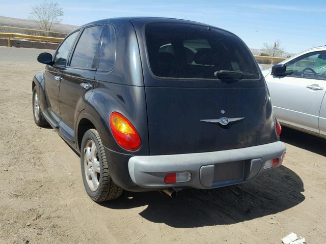 3C8FY4BB81T517753 - 2001 CHRYSLER PT CRUISER BLACK photo 3