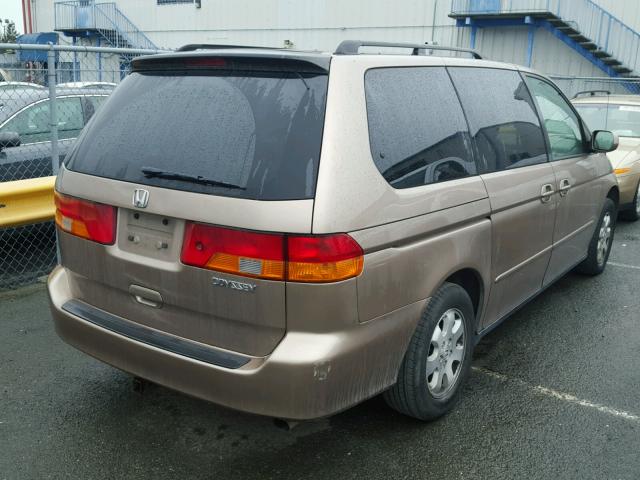 5FNRL180X3B075528 - 2003 HONDA ODYSSEY EX GOLD photo 4