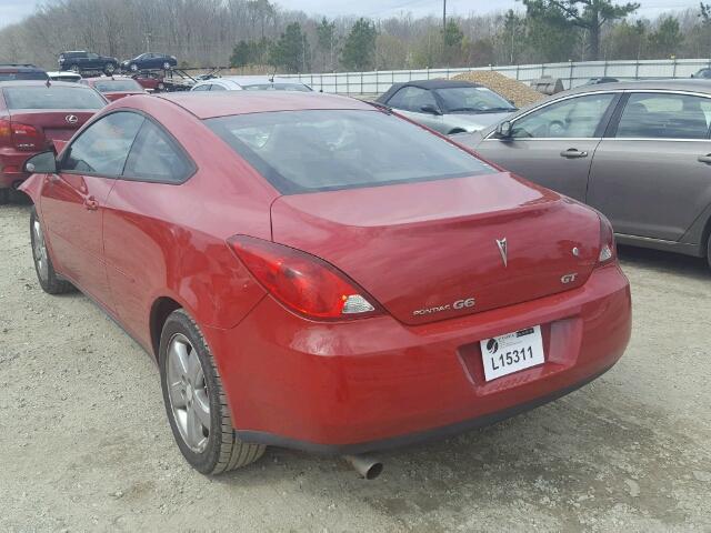 1G2ZH178764137685 - 2006 PONTIAC G6 GT RED photo 3