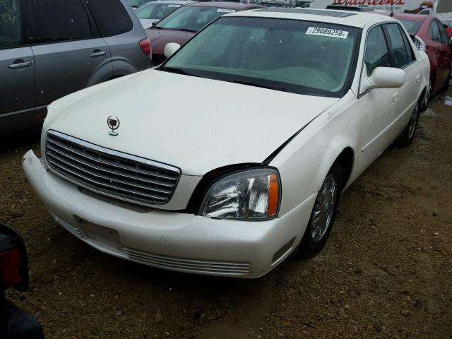 1G6KD54Y43U176088 - 2003 CADILLAC DEVILLE WHITE photo 2