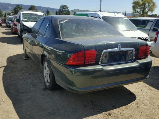 1LNHM87A71Y601067 - 2001 LINCOLN LS GREEN photo 3